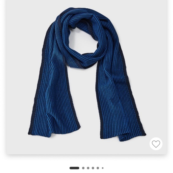 Goodfellow & Co Blue Striped Men's Scarf new NWT - Picture 1 of 4